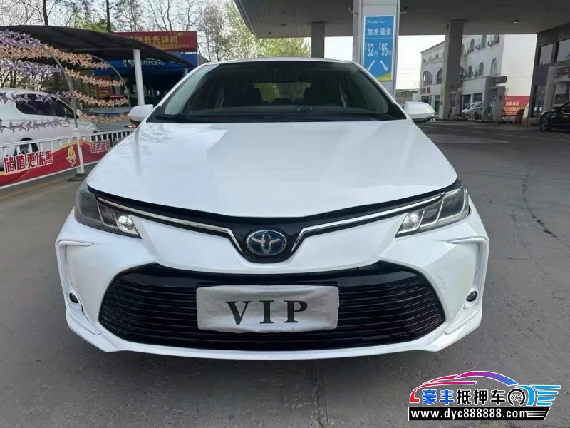 21年丰田卡罗拉轿车抵押车出售