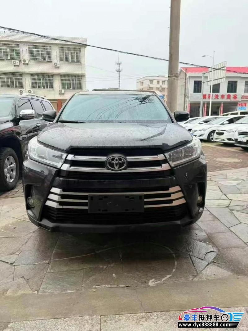 21年丰田汉兰达轿车抵押车出售