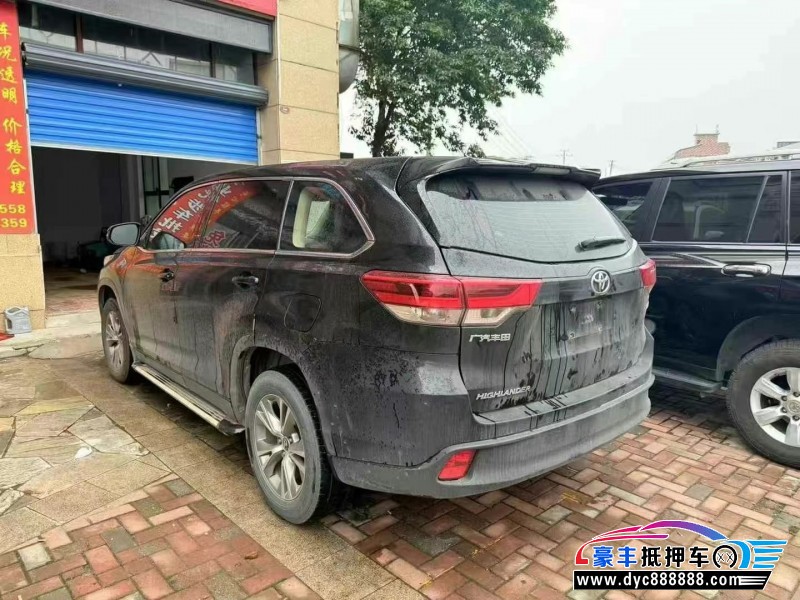 21年丰田汉兰达轿车抵押车出售