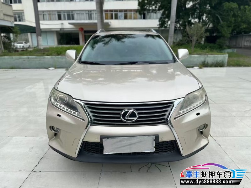 13年雷克萨斯RX轿车抵押车出售