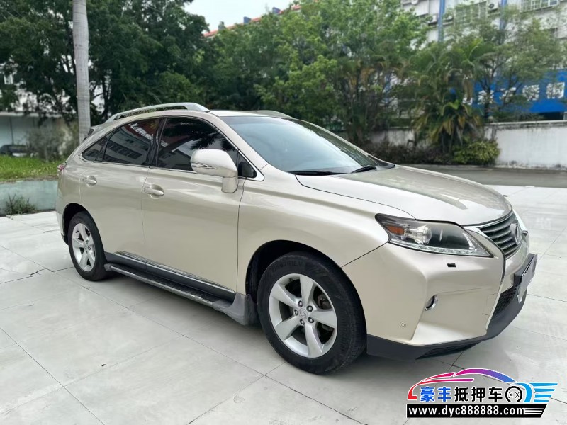 13年雷克萨斯RX轿车抵押车出售