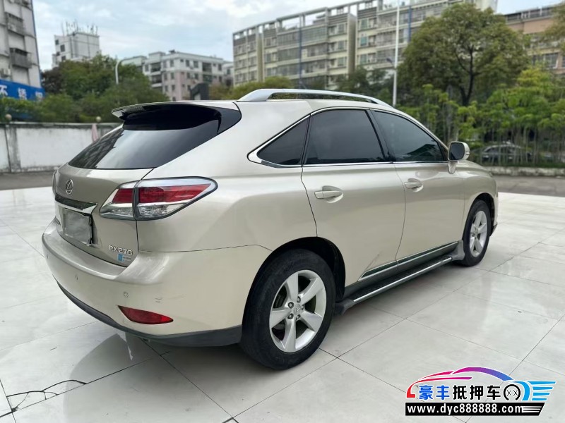 13年雷克萨斯RX轿车抵押车出售