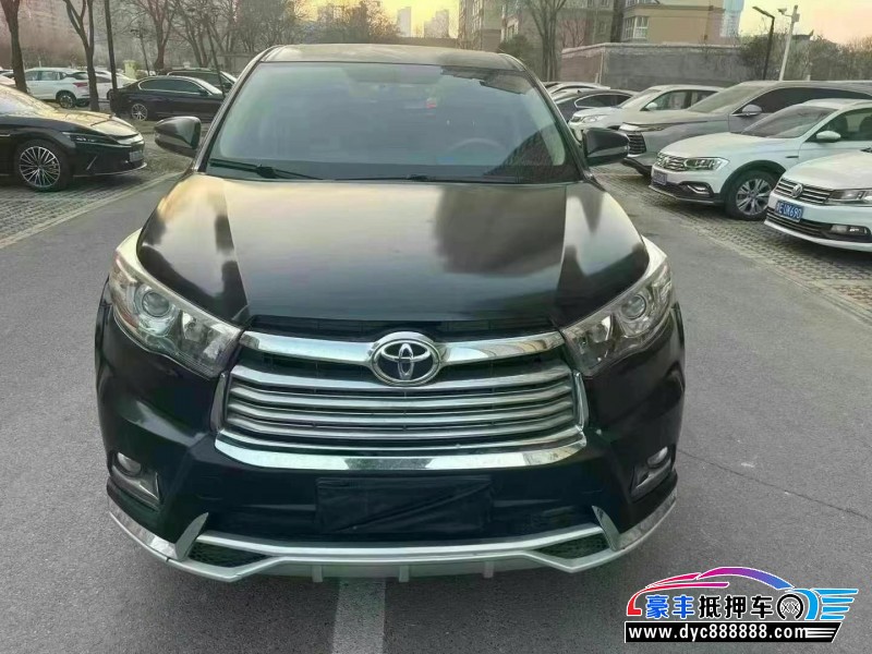 16年丰田汉兰达轿车抵押车出售