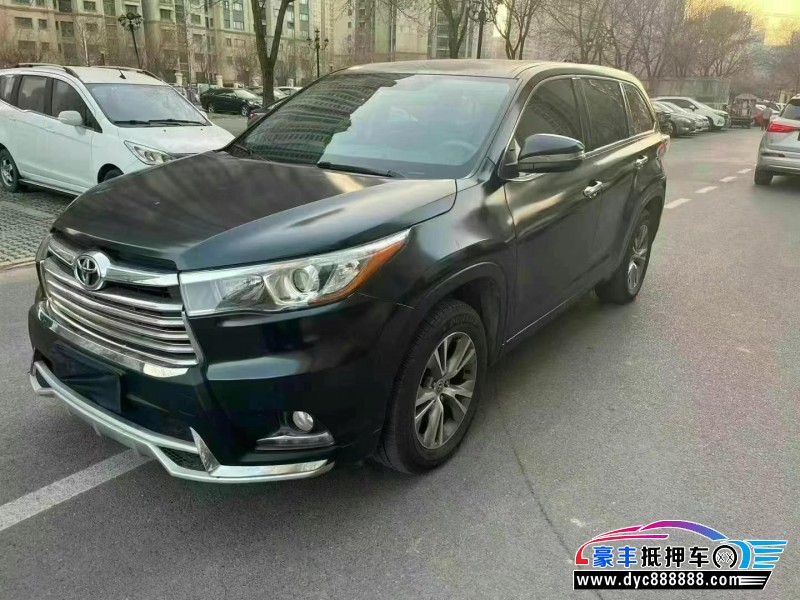 16年丰田汉兰达轿车抵押车出售