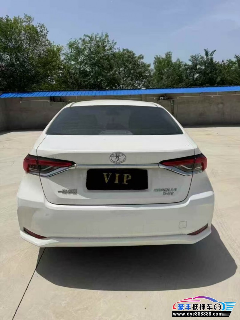 23年丰田卡罗拉轿车抵押车出售