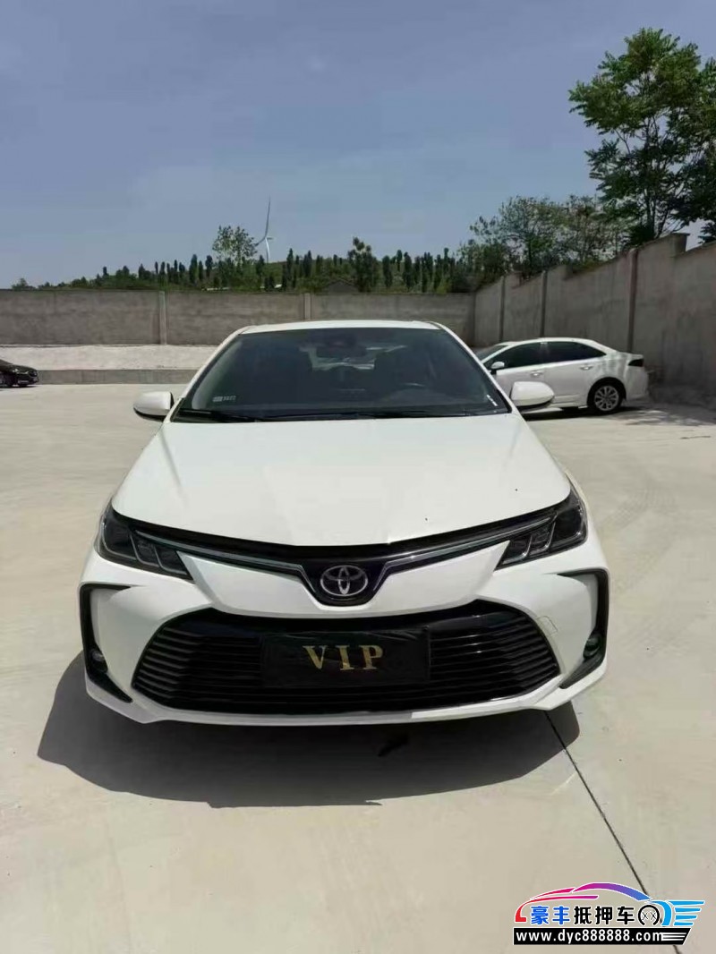 23年丰田卡罗拉轿车抵押车出售