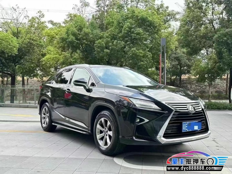 18年雷克萨斯RX轿车抵押车出售