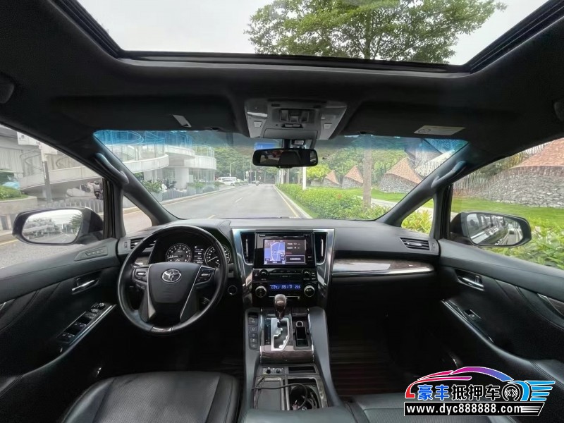 19年丰田埃尔法MPV抵押车出售