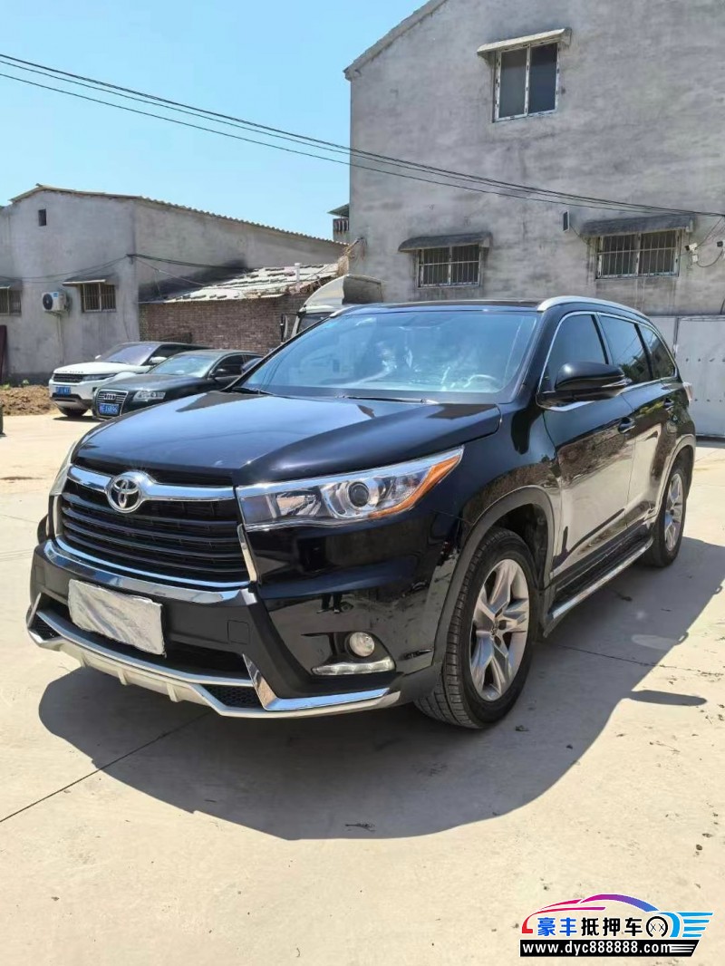 18年丰田汉兰达轿车抵押车出售