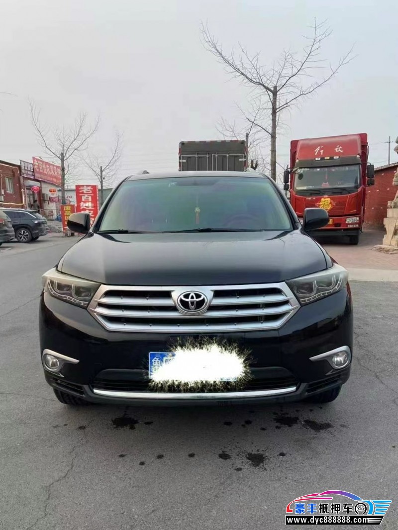 14年丰田汉兰达轿车抵押车出售