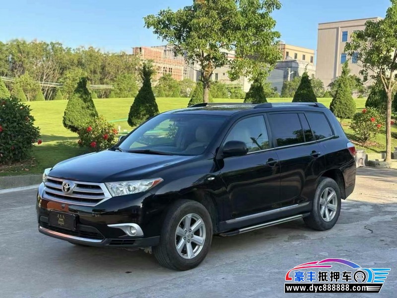 13年丰田汉兰达轿车抵押车出售