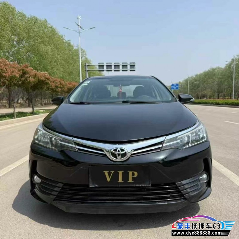 18年丰田卡罗拉轿车抵押车出售