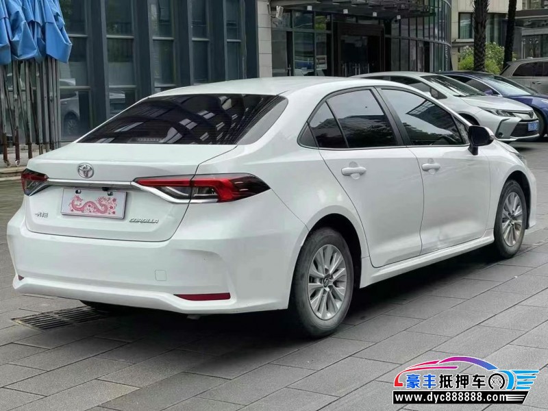 23年丰田卡罗拉轿车抵押车出售