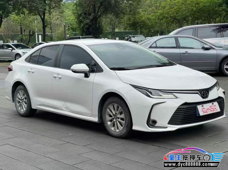 23年丰田卡罗拉轿车抵押车出售