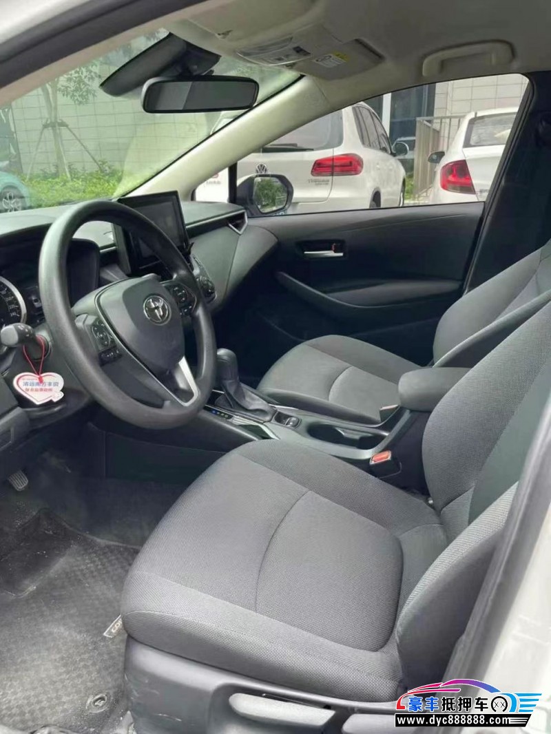 23年丰田卡罗拉轿车抵押车出售