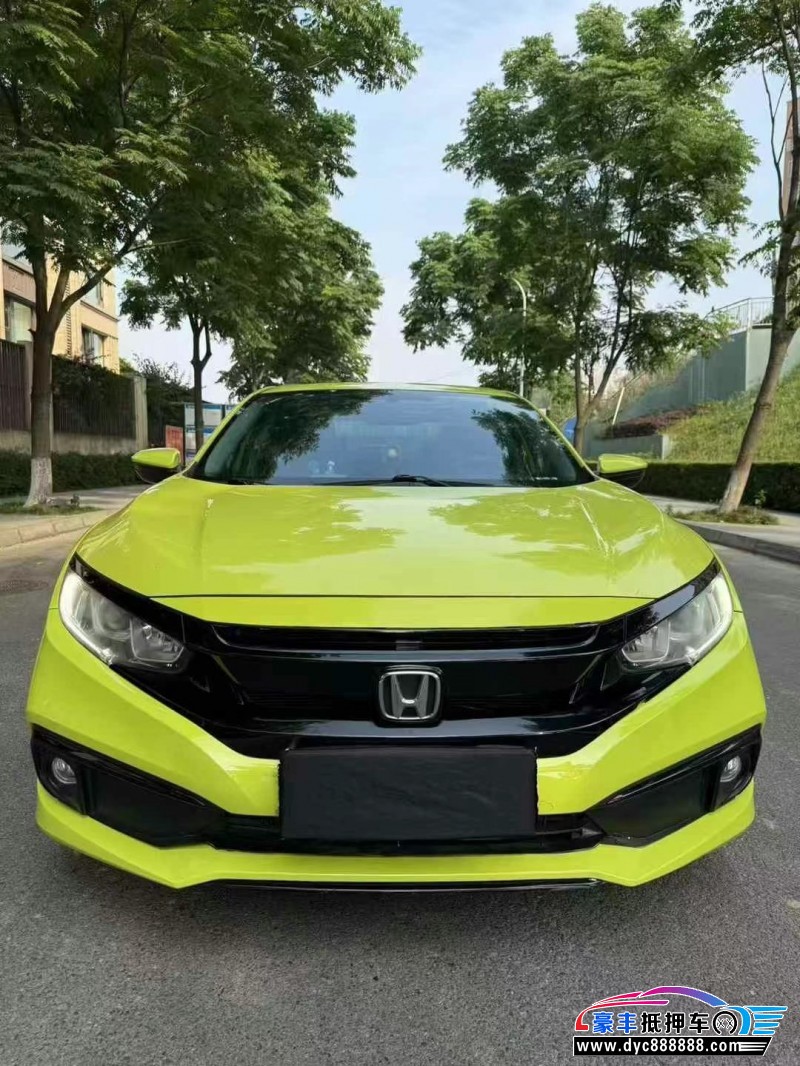 19年本田思域轿车抵押车出售