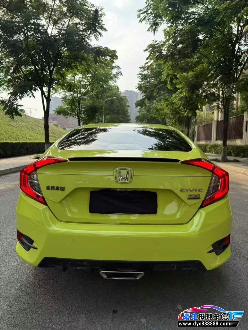 19年本田思域轿车抵押车出售