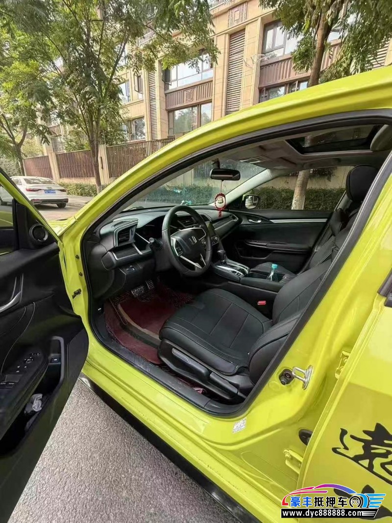 19年本田思域轿车抵押车出售