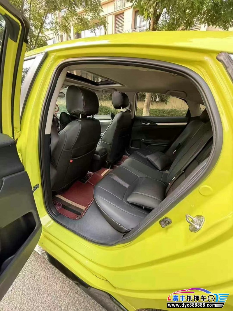 19年本田思域轿车抵押车出售