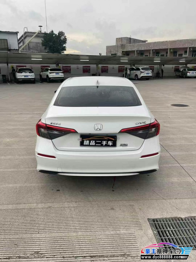 22年本田思域轿车抵押车出售