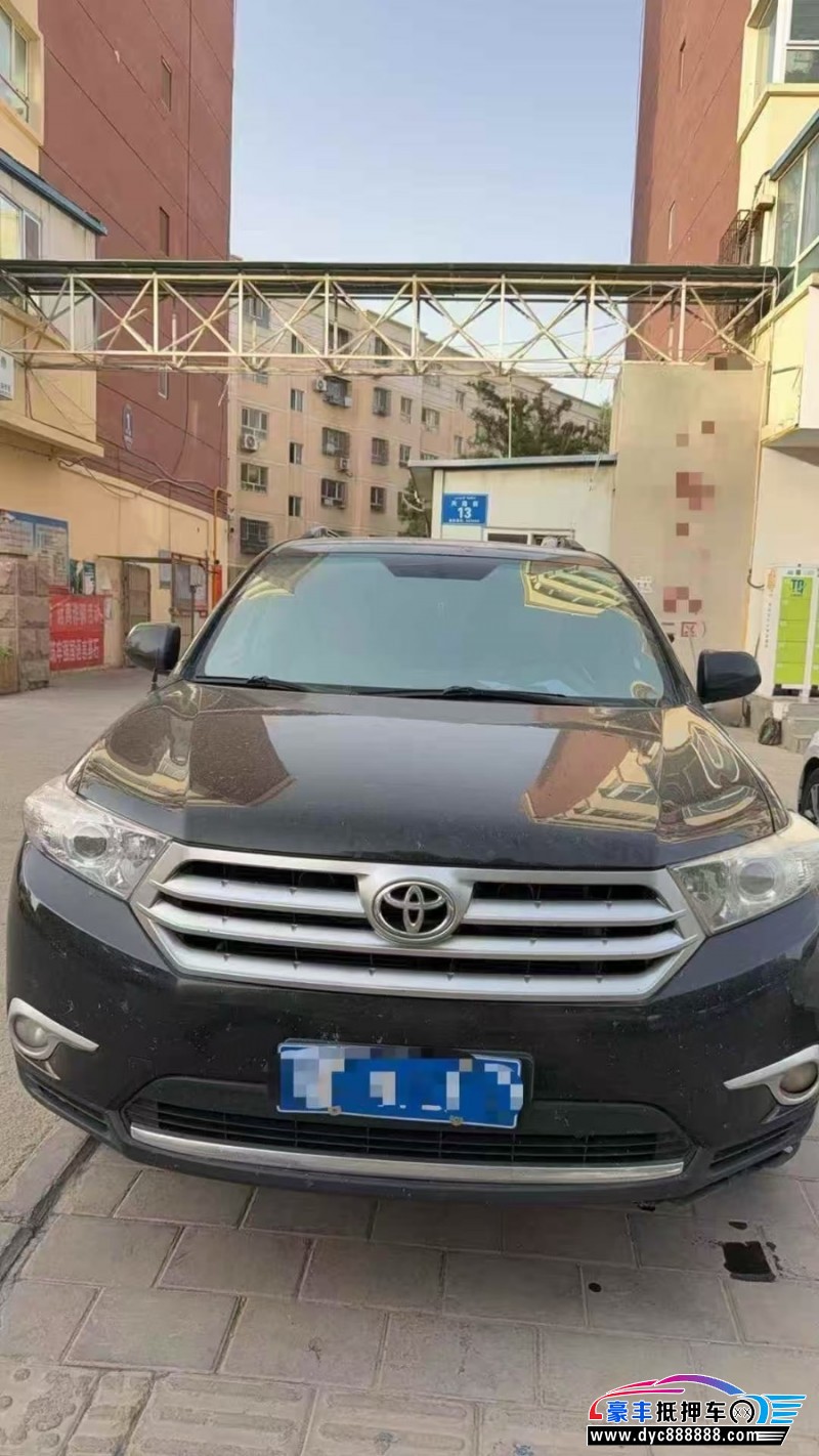 14年丰田汉兰达SUV抵押车出售