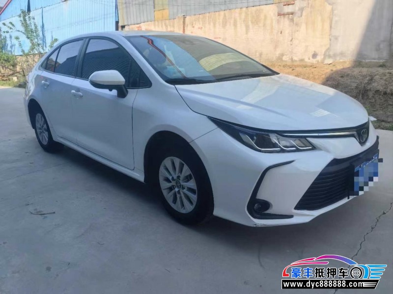 22年丰田卡罗拉轿车抵押车出售