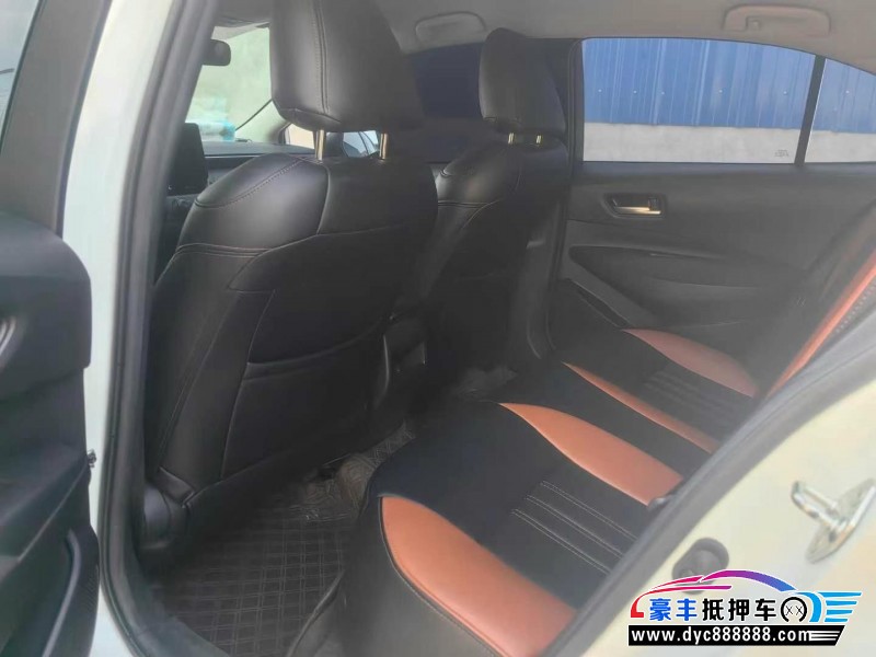 22年丰田卡罗拉轿车抵押车出售