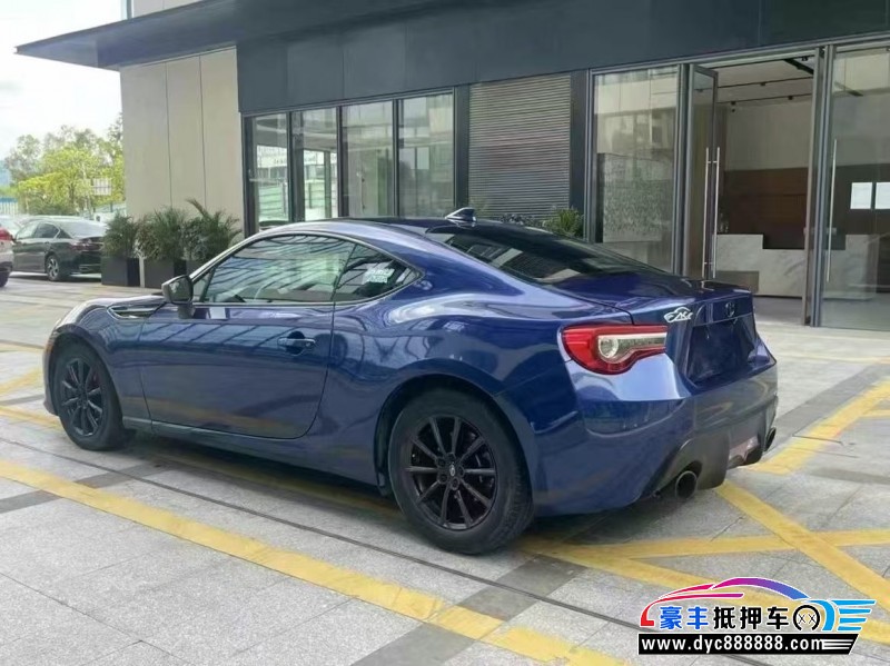 18年丰田86轿车抵押车出售