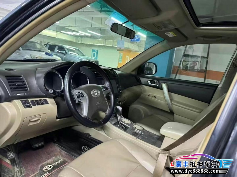 15年丰田汉兰达SUV抵押车出售