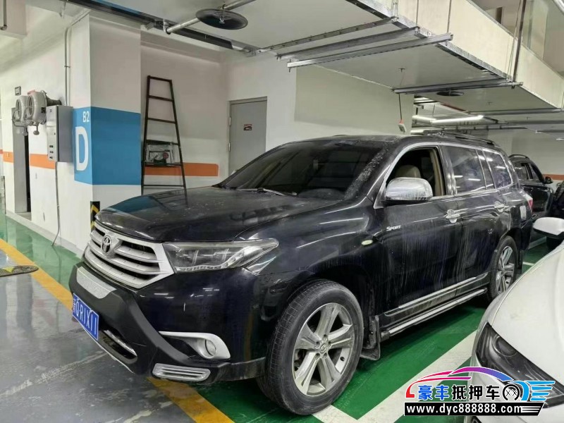 15年丰田汉兰达SUV抵押车出售