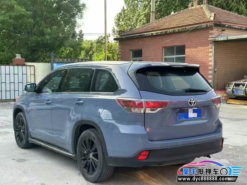 16年丰田汉兰达轿车抵押车出售