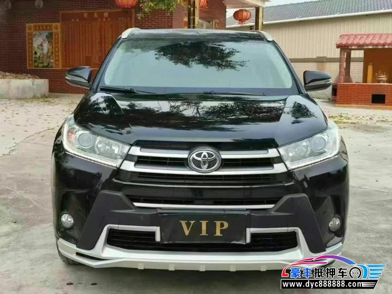 18年丰田汉兰达轿车抵押车出售