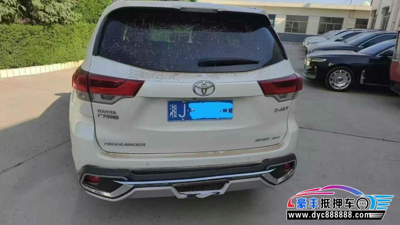 19年丰田汉兰达轿车抵押车出售