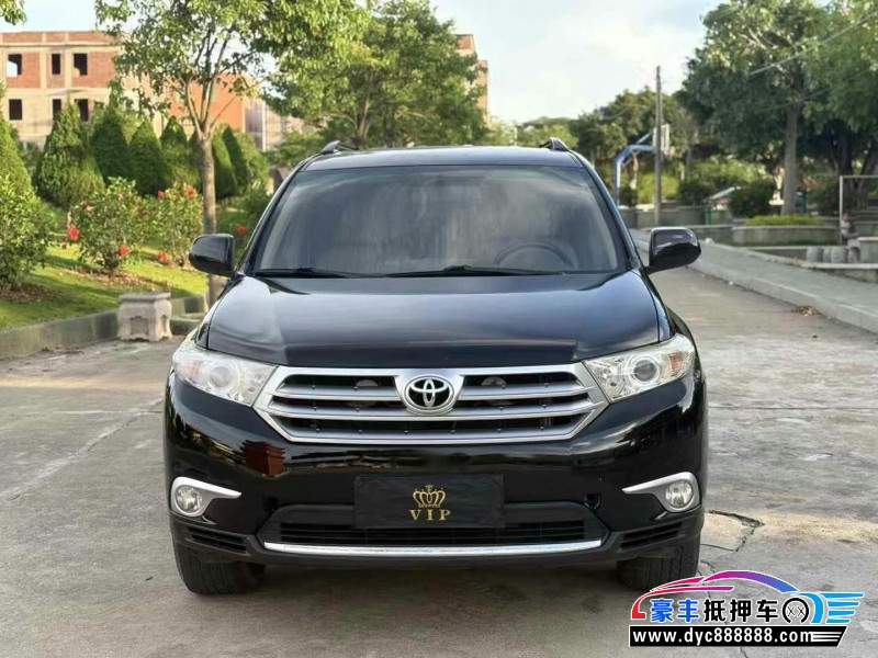 13年丰田汉兰达轿车抵押车出售