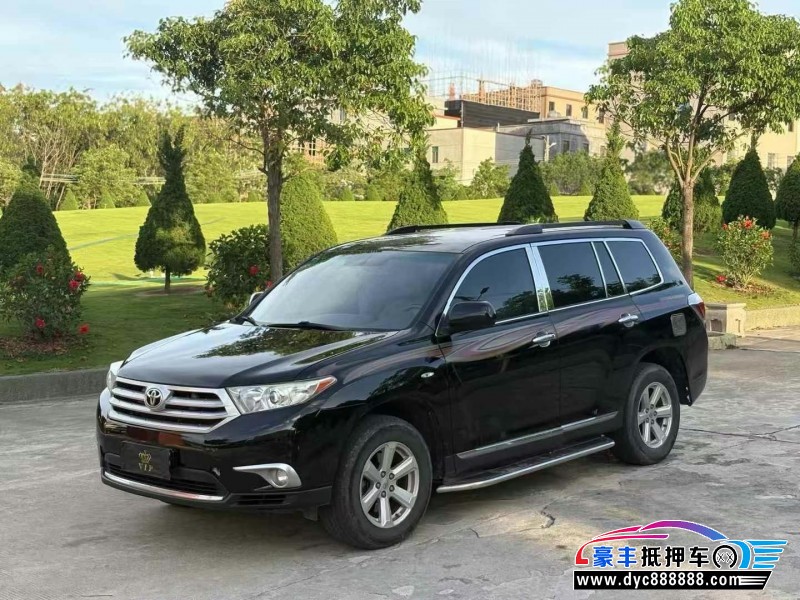 13年丰田汉兰达轿车抵押车出售