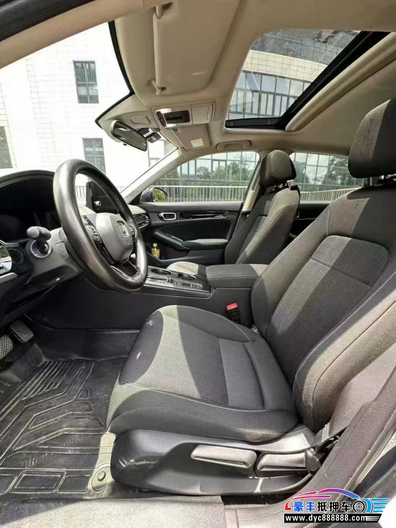 22年本田思域轿车抵押车出售