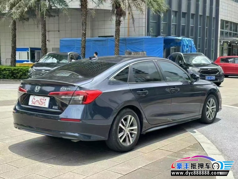 22年本田思域轿车抵押车出售