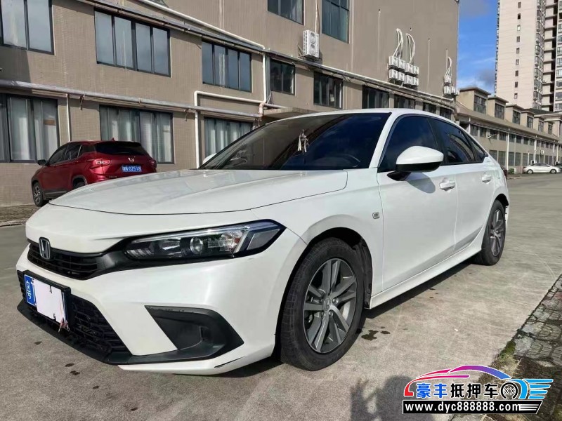 22年本田思域轿车抵押车出售