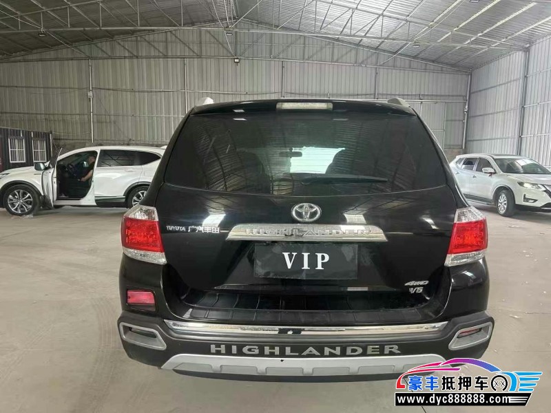 14年丰田汉兰达轿车抵押车出售