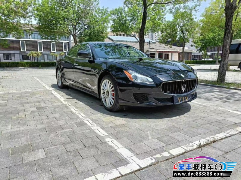 14年玛莎拉蒂总裁轿车抵押车出售