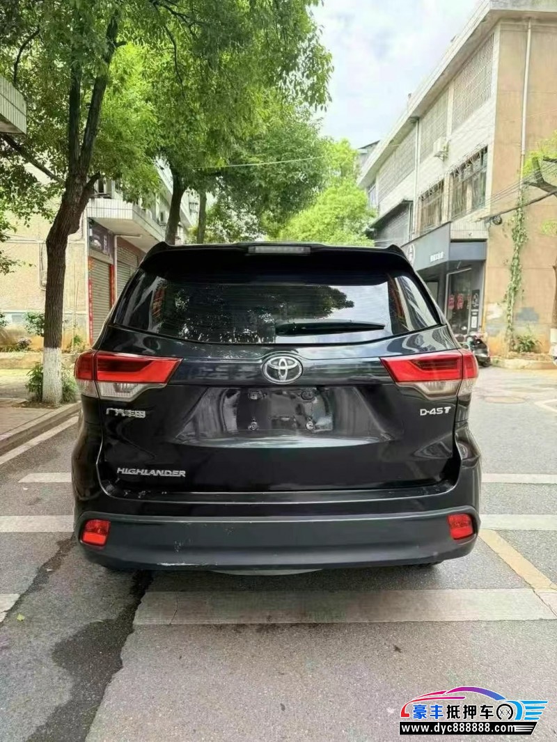 21年丰田汉兰达轿车抵押车出售