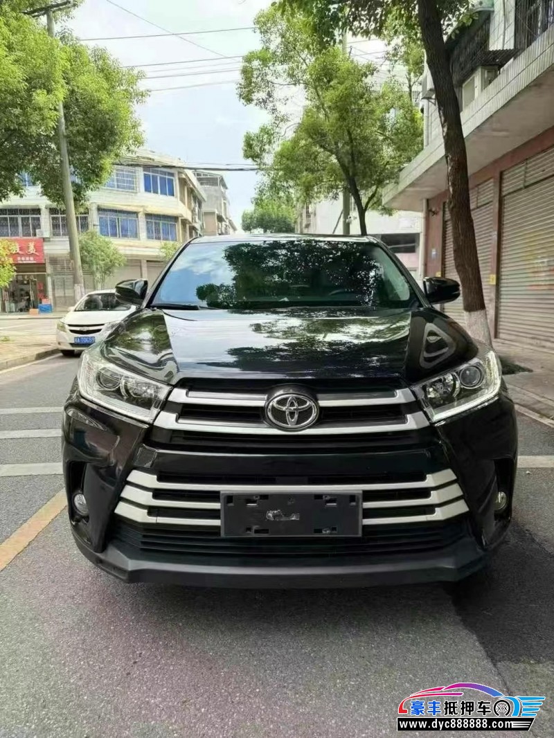 21年丰田汉兰达轿车抵押车出售