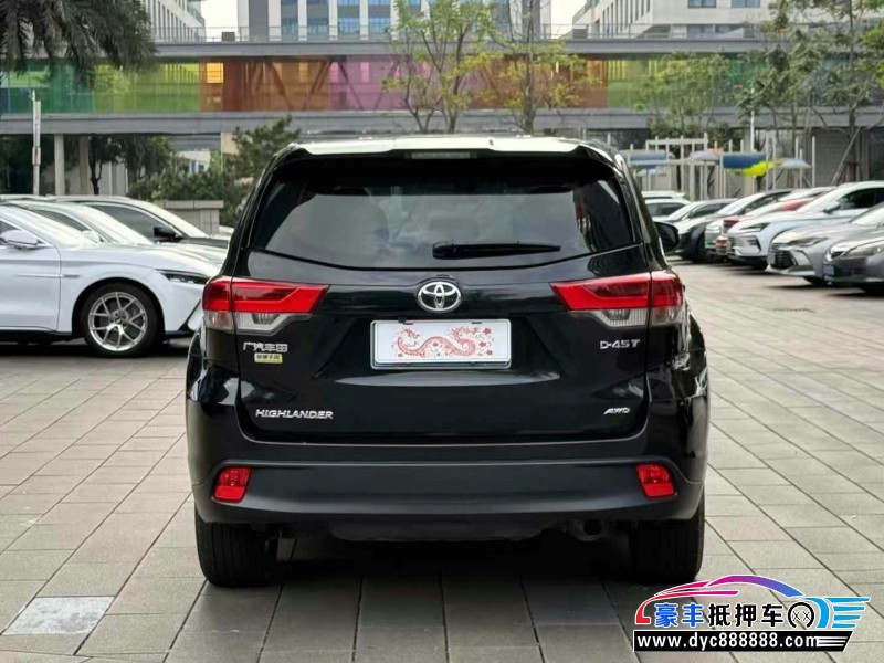 21年丰田汉兰达轿车抵押车出售