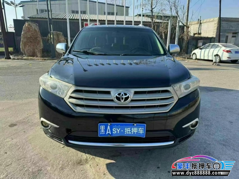 14年丰田汉兰达轿车抵押车出售