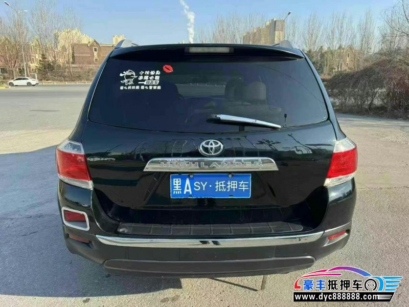 14年丰田汉兰达轿车抵押车出售