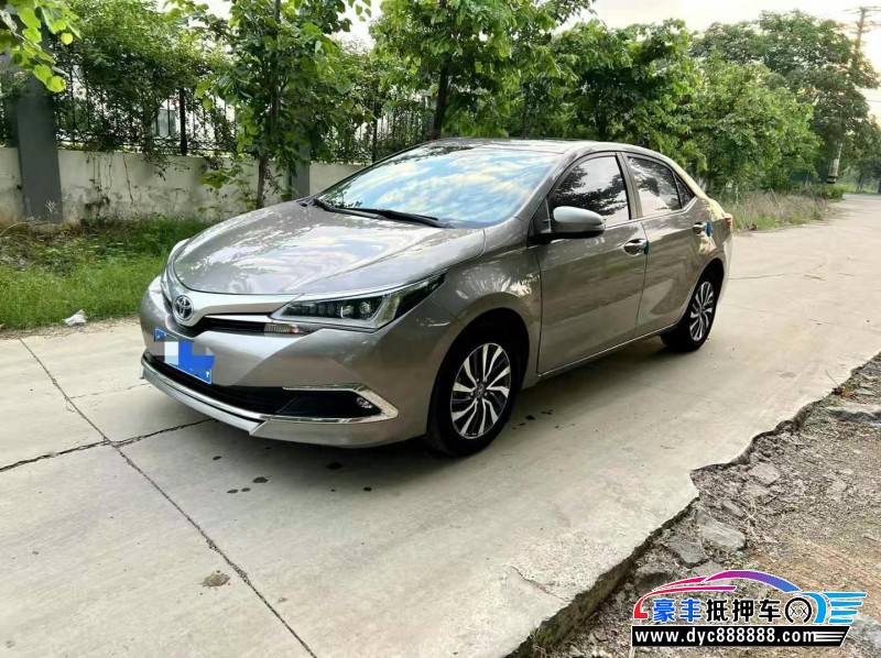 18年丰田卡罗拉轿车抵押车出售