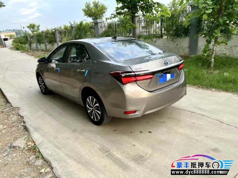 18年丰田卡罗拉轿车抵押车出售