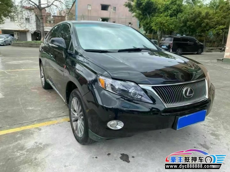 10年雷克萨斯RX轿车抵押车出售