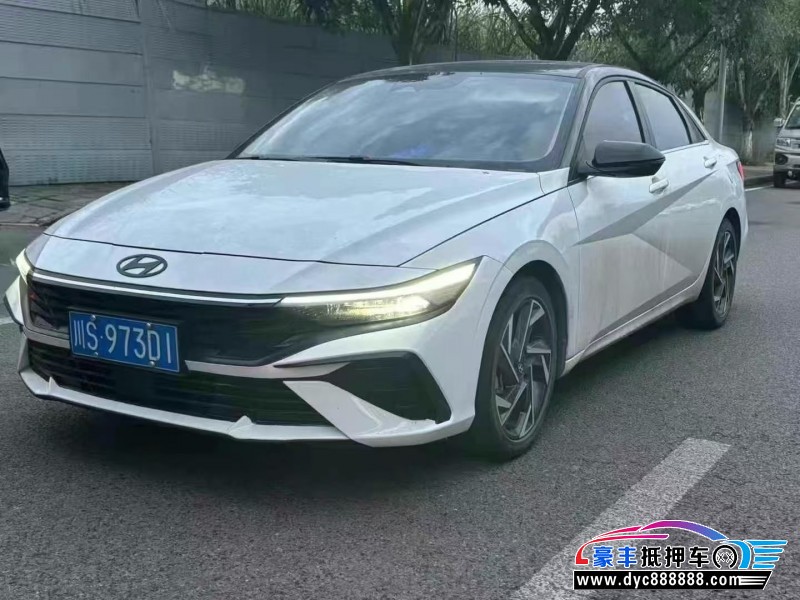 24年现代伊兰特轿车抵押车出售