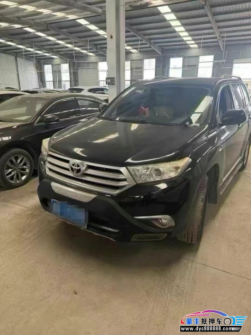 15年丰田汉兰达轿车抵押车出售